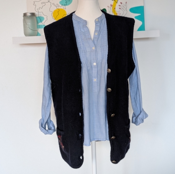 Vintage sleeveless sweater - Picture 2 of 4